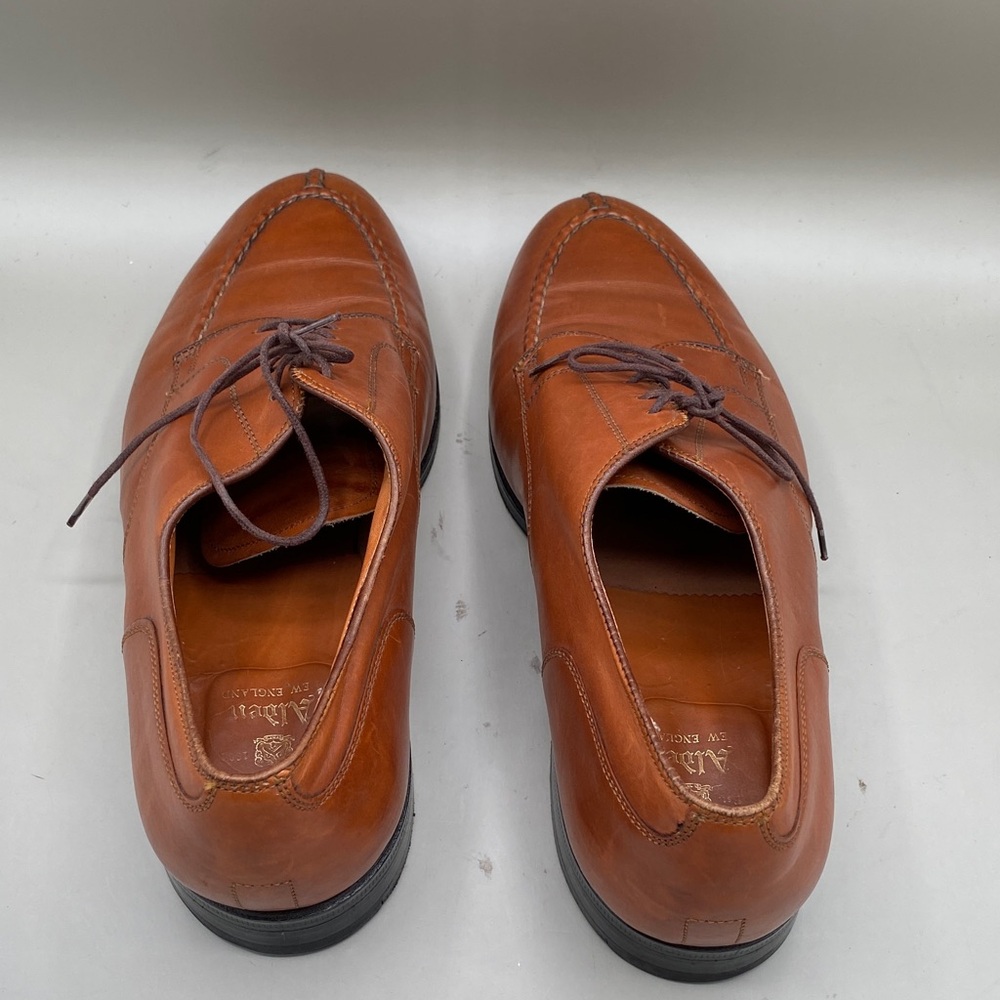 Alden Brown Leather Men's Oxfords (lot 430) - Picture 5 of 13